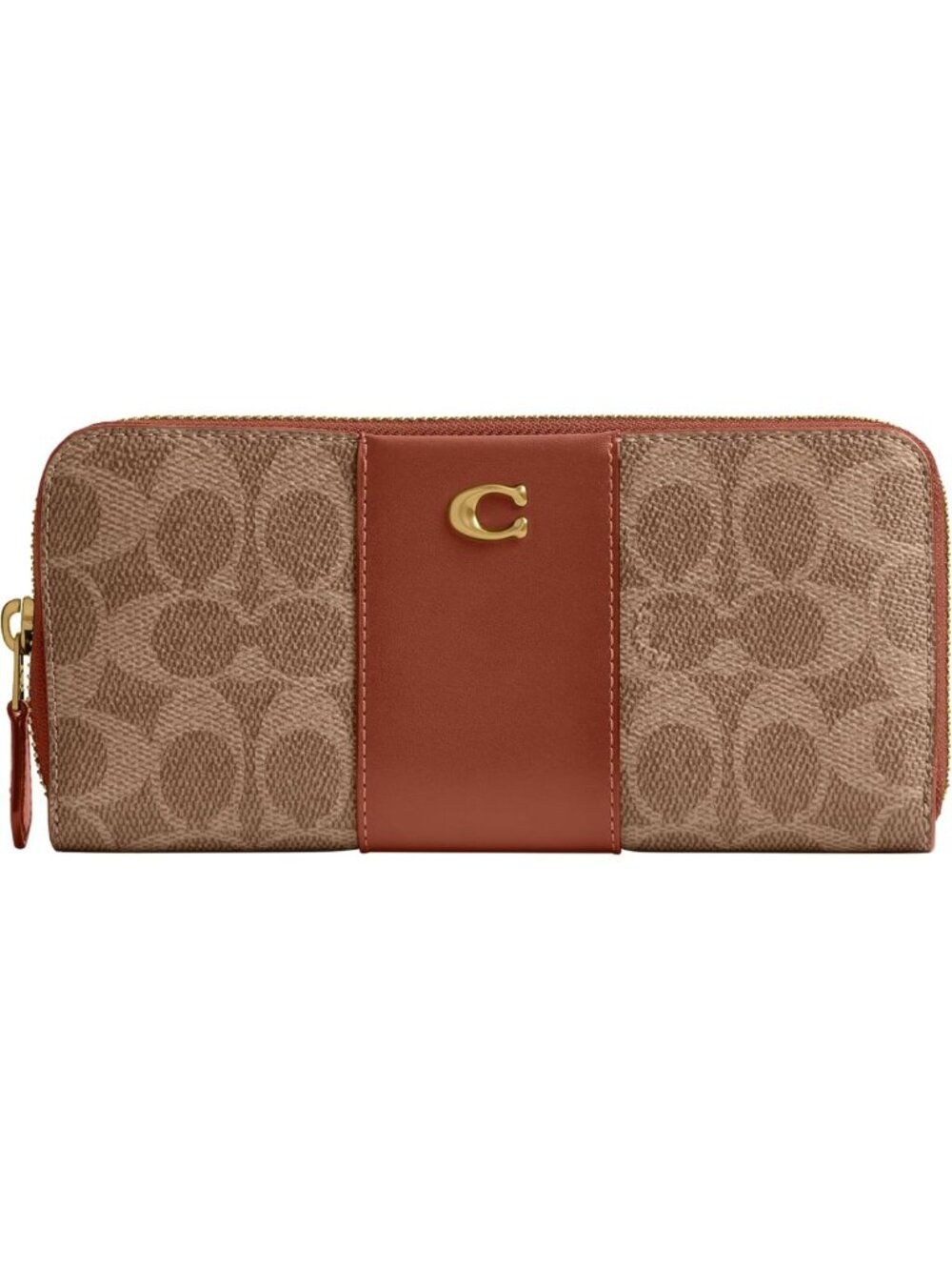 Slim Accordion Zip Wallet - Essential Compact Design, Stylish & Functional